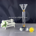 Bougeoirs en cristal Vintage pour la décoration de table de mariage en gros